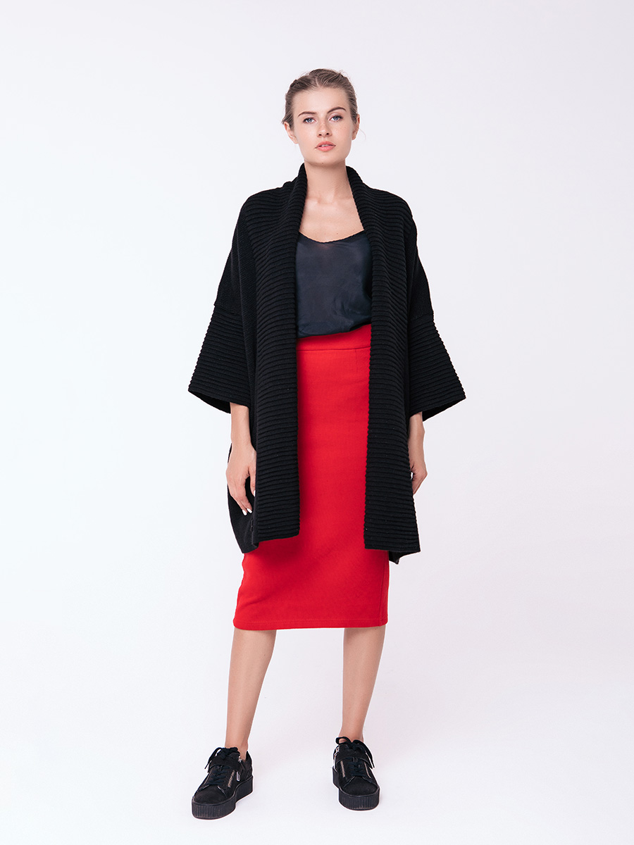 

Кардиган Sewel HW543010000 Oversize Черный