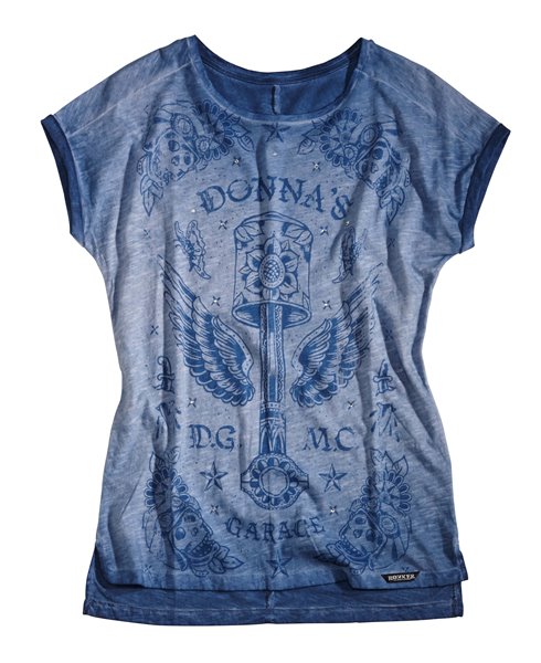 

Футболка ROKKER Piston Wings Women S Голубой