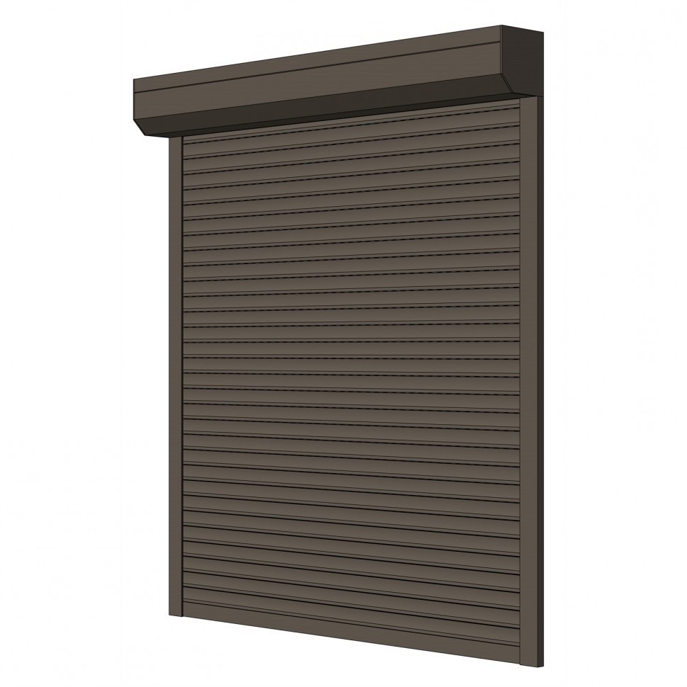 

Защитная роллета Alutech Trend 3000x2000мм коричневая