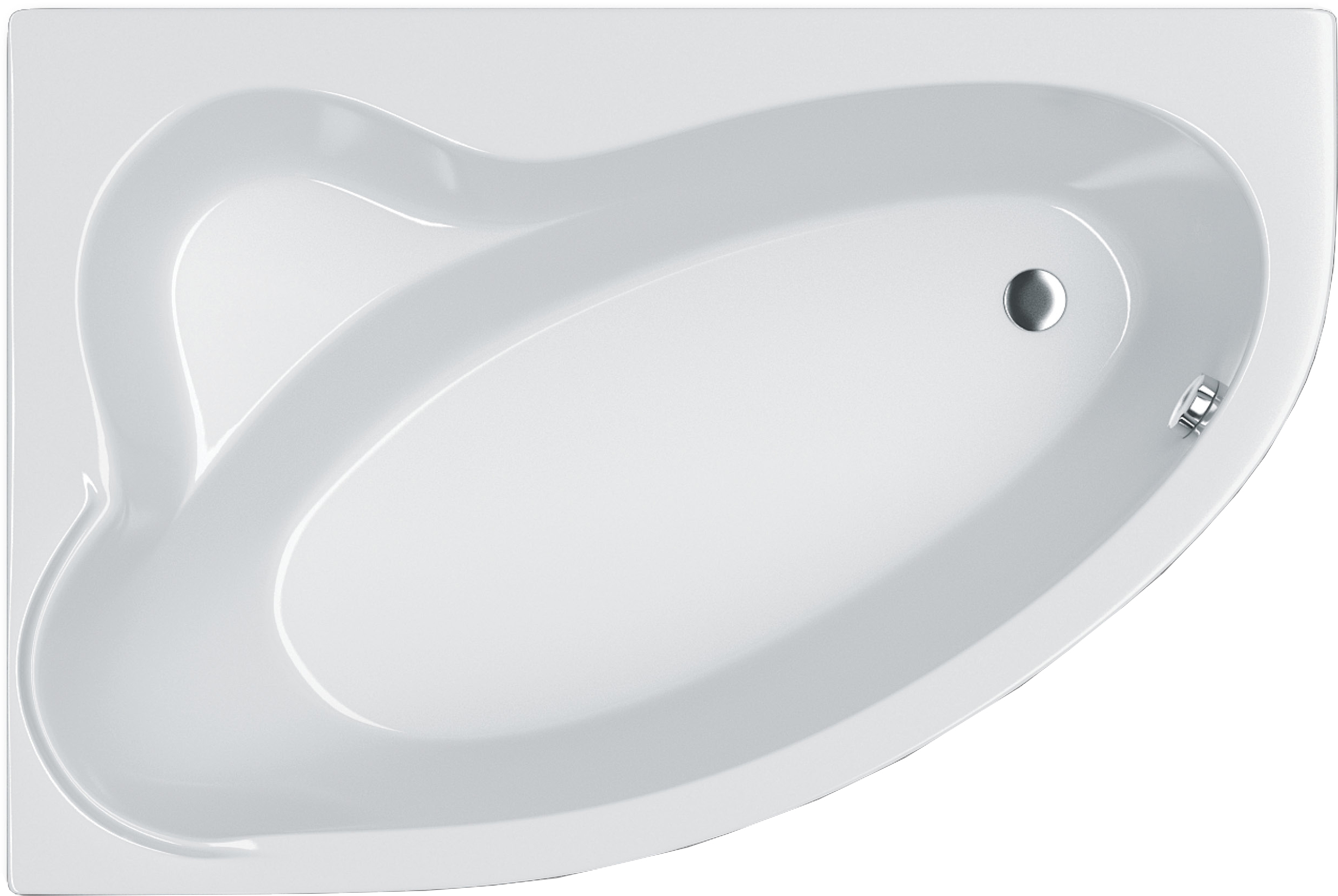 

Ванна акриловая асимметричная KOLLER POOL Karina New 150х100L