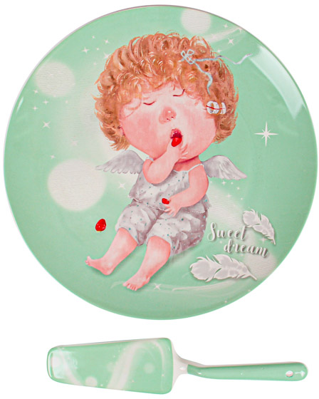

Блюдо для торта с лопаткой Lefard Гапчинская Sweet Dream 26 см (924-694)