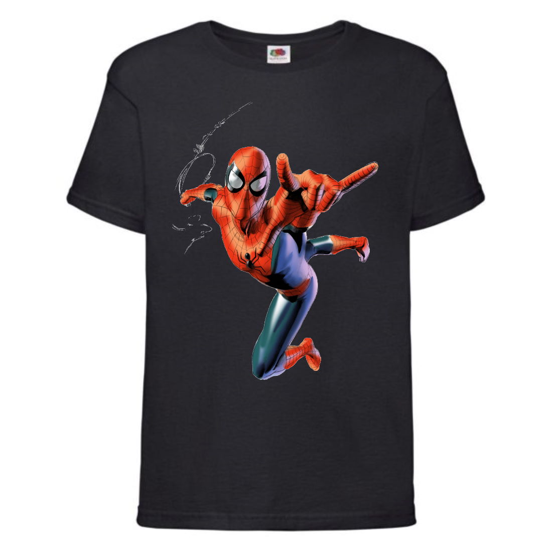 

Футболка детская Марвел (Marvel & DC) черная (spider-black) 104 см