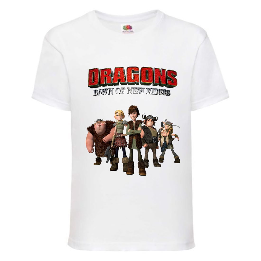 

Футболка детская Как приручить дракона (DRAGONS) белая (DRAGONS-004-white) 140 см