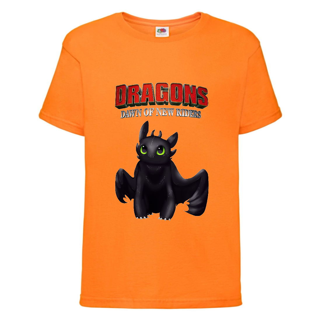 

Футболка детская Как приручить дракона (DRAGONS) орнжевая (DRAGONS-002-orange) 152 см