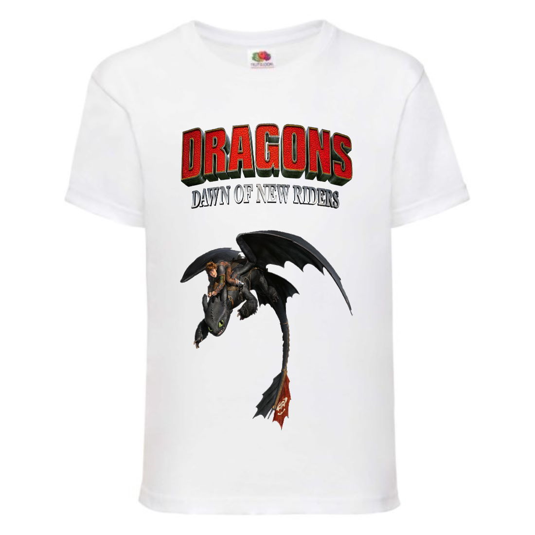 

Футболка детская Как приручить дракона (DRAGONS) белая (DRAGONS-001-white) 164 см