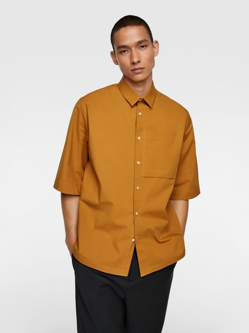 

Рубашка Zara 4482/237/305 S Горчичная