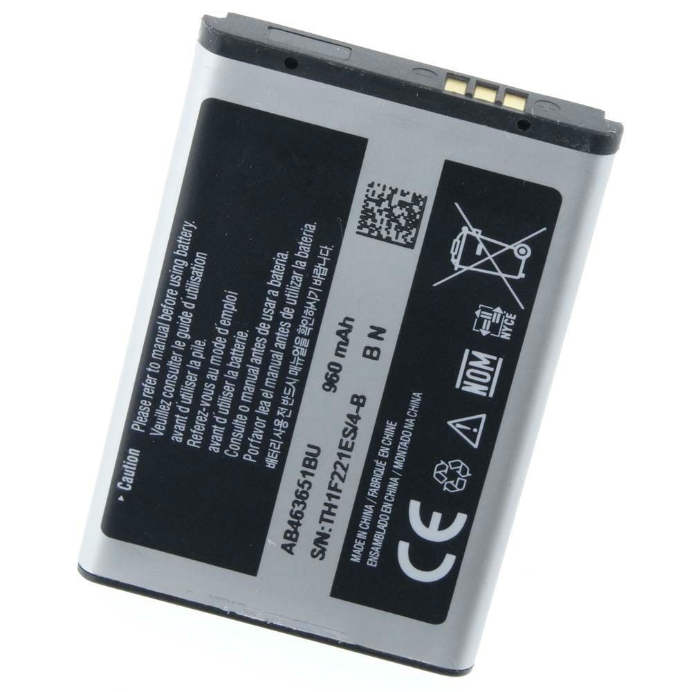 Аккумулятор Samsung AB463651BU/E/C -S3650, C3312, C3060, C3322, L700, S5600  - 960 mAh [Original PRC] 12 мес. гарантии – фото, отзывы, характеристики в  интернет-магазине ROZETKA от продавца: M Energy | Купить в Украине: