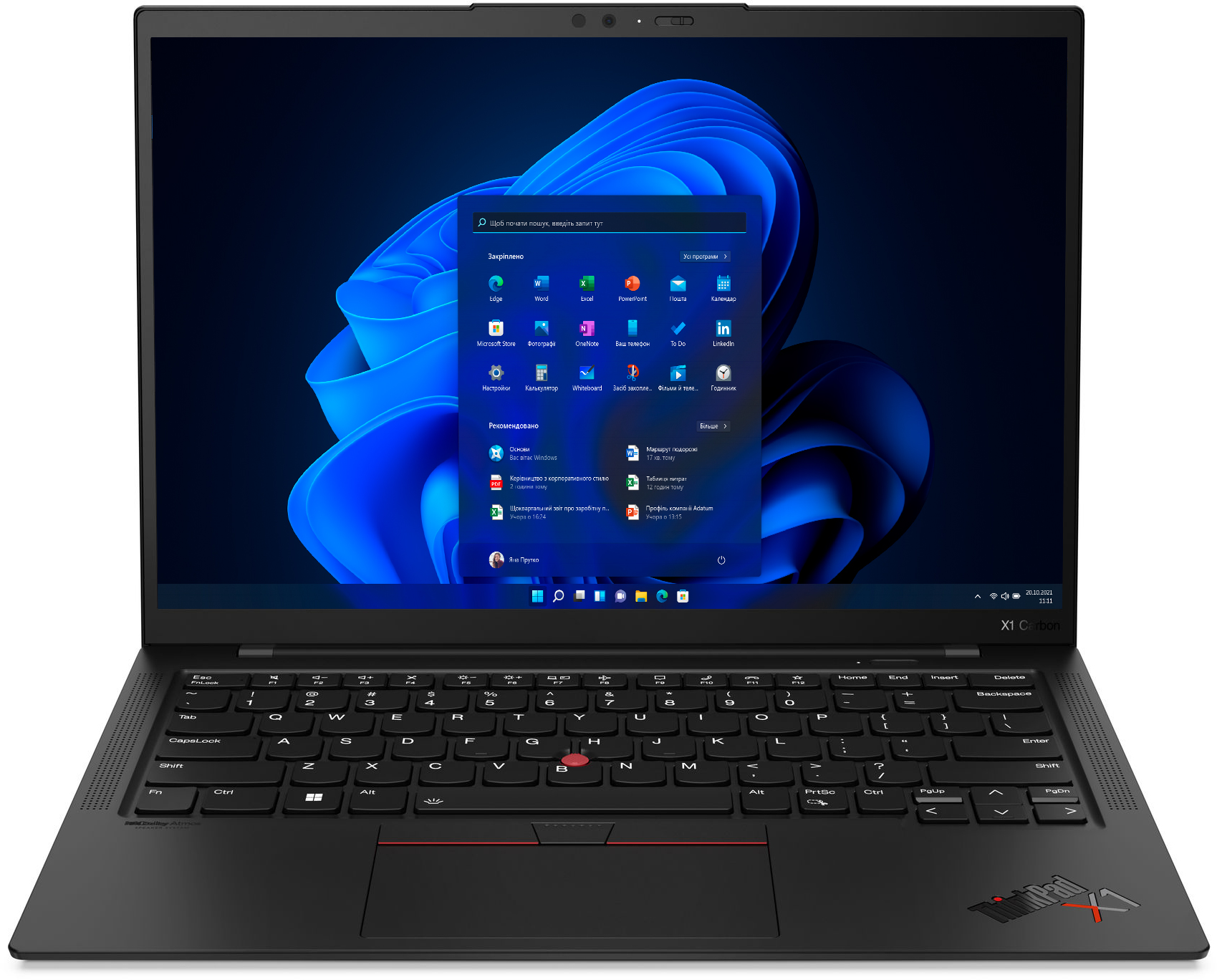 Ноутбук Lenovo ThinkPad X1 Carbon Gen 11 (21HM007JRA) Deep Black – фото ...