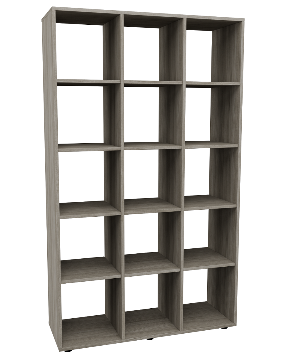 

Шкаф для книг с открытыми полками MebelLoft 112х40х188 см Светлое дерево 15-0908-03