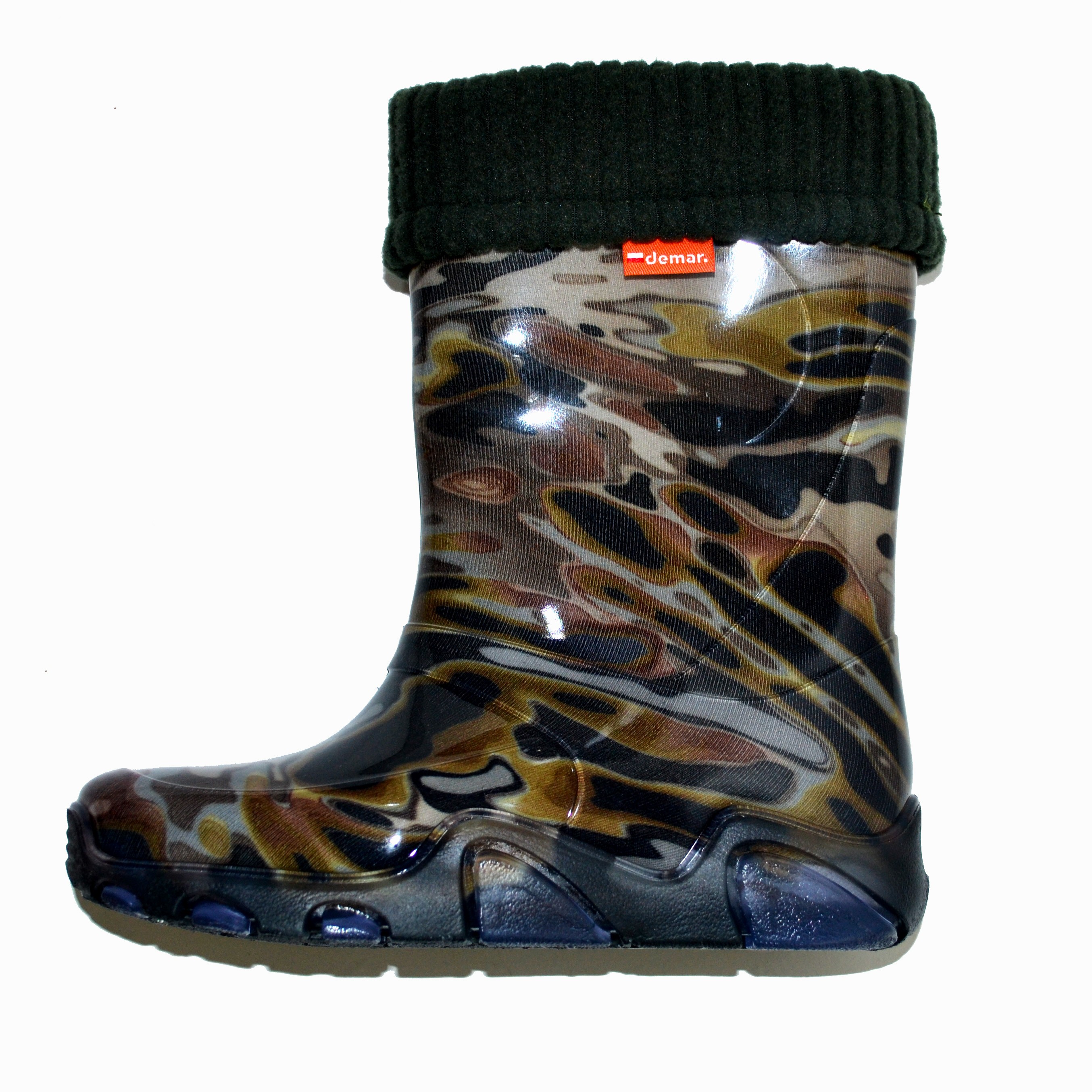 

Резиновые сапоги для мальчиков DEMAR 0032 N mozaika 25(р)