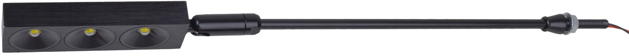 

Настенный светильник Brille AL-543/3x1W NW LED BK (27-067)