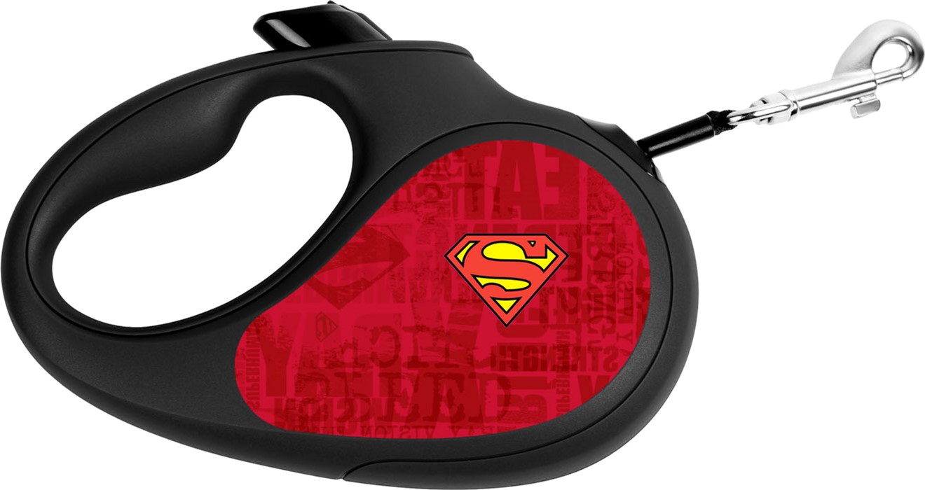 

Поводок-рулетка для собак Collar WAUDOG R-leash, рисунок "Супермен Лого Красный", L, до 50 кг, 5 м, светоотражающая лента (8126-1007-01)