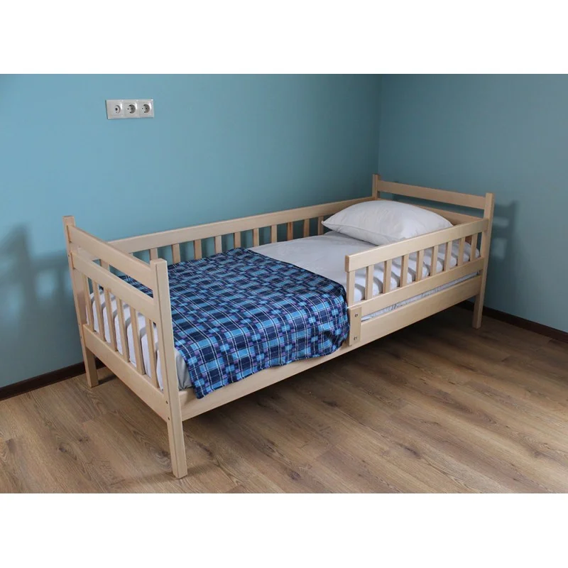 

Кровать односпальная в спальню из массива бука покрытие эмаль 80х190 Молли Дримка