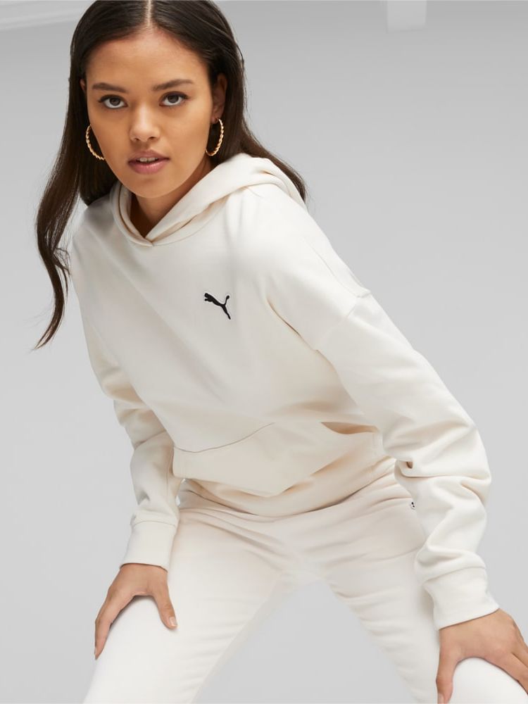 Акція на Худі тепле жіноче Puma Better Essentials Hoodie FL 67680499 S Alpine Snow від Rozetka