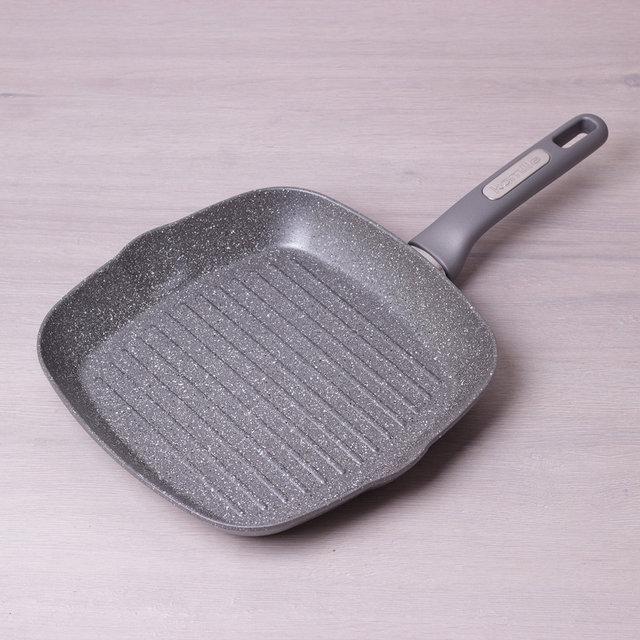 

Сковорода-гриль с гранитным антипригарным покрытием 28284 см Kamille KM-4278GR