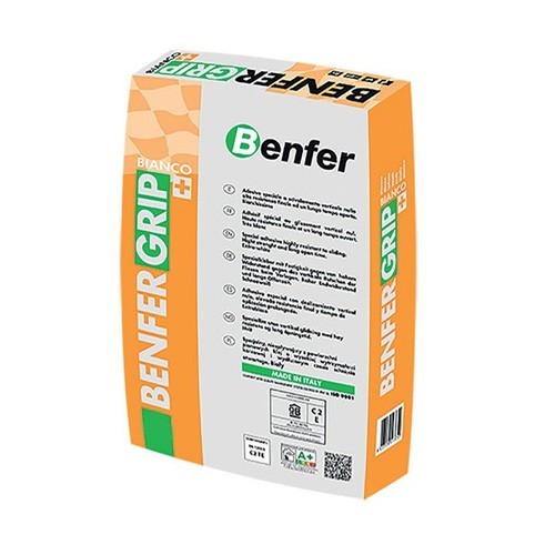 

Высокотиксотропный порошковый клей Benfergrip+ Extra White (25КГ)