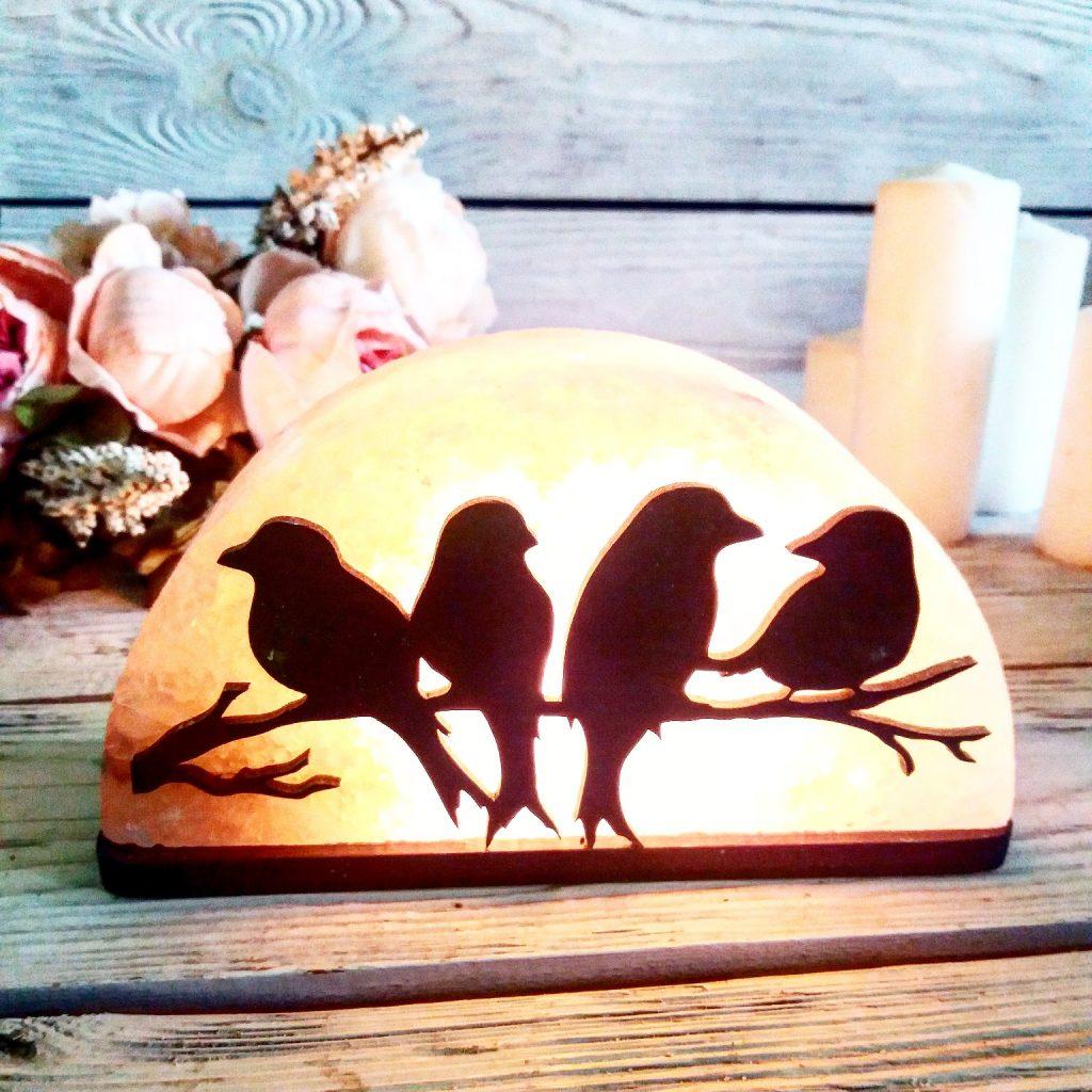 

Соляна лампа SaltLamp Пташки на гілці 1,5 кг