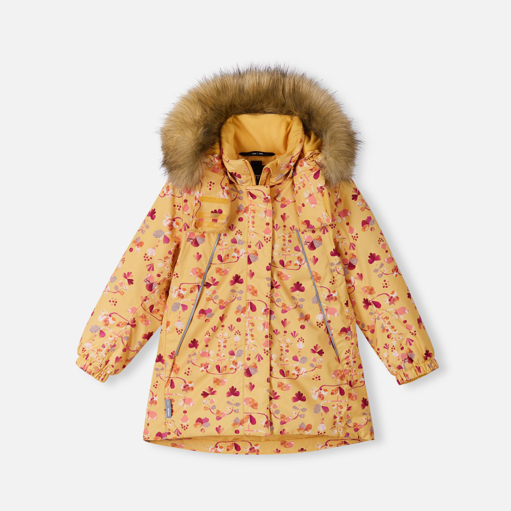Акція на Дитяча зимова термо куртка для дівчинки Reima Muhvi 5100118A-2651 134 см від Rozetka