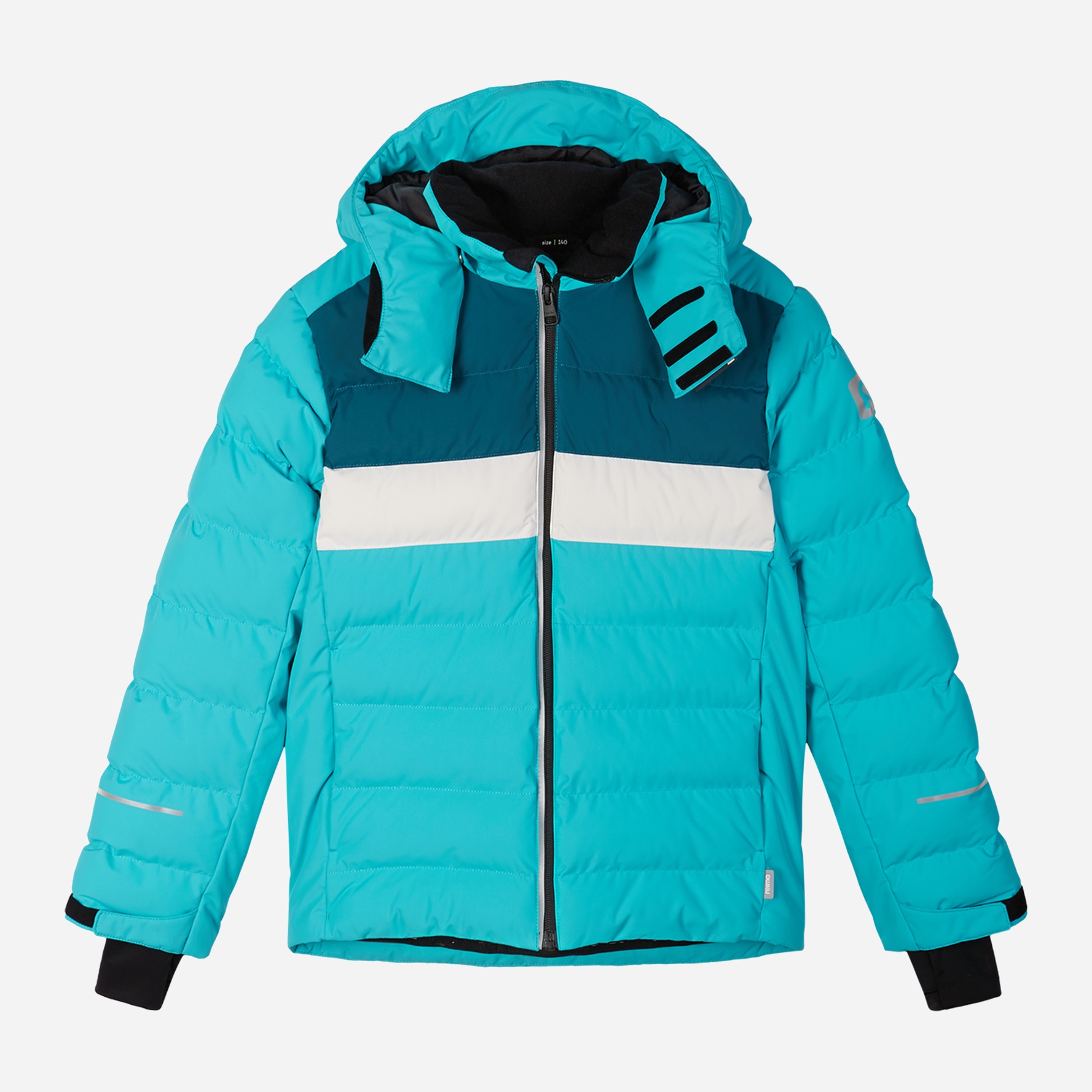 Акция на Дитяча зимова термо куртка для хлопчика Reima Kierinki 531555-7330 116 см от Rozetka