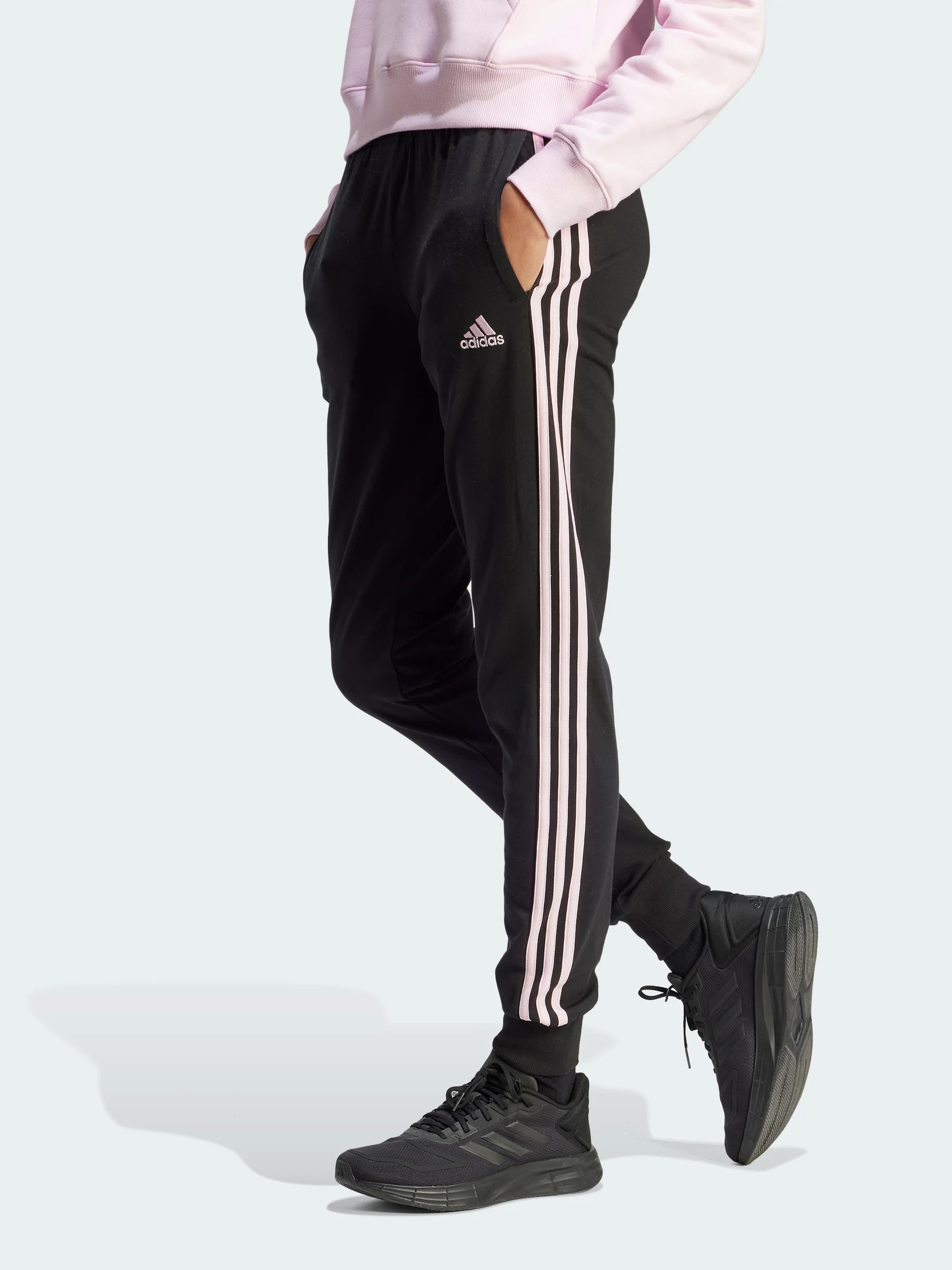 Акція на Спортивні штани жіночі Adidas W 3S Sj C Pt IM2801 XS Чорні від Rozetka