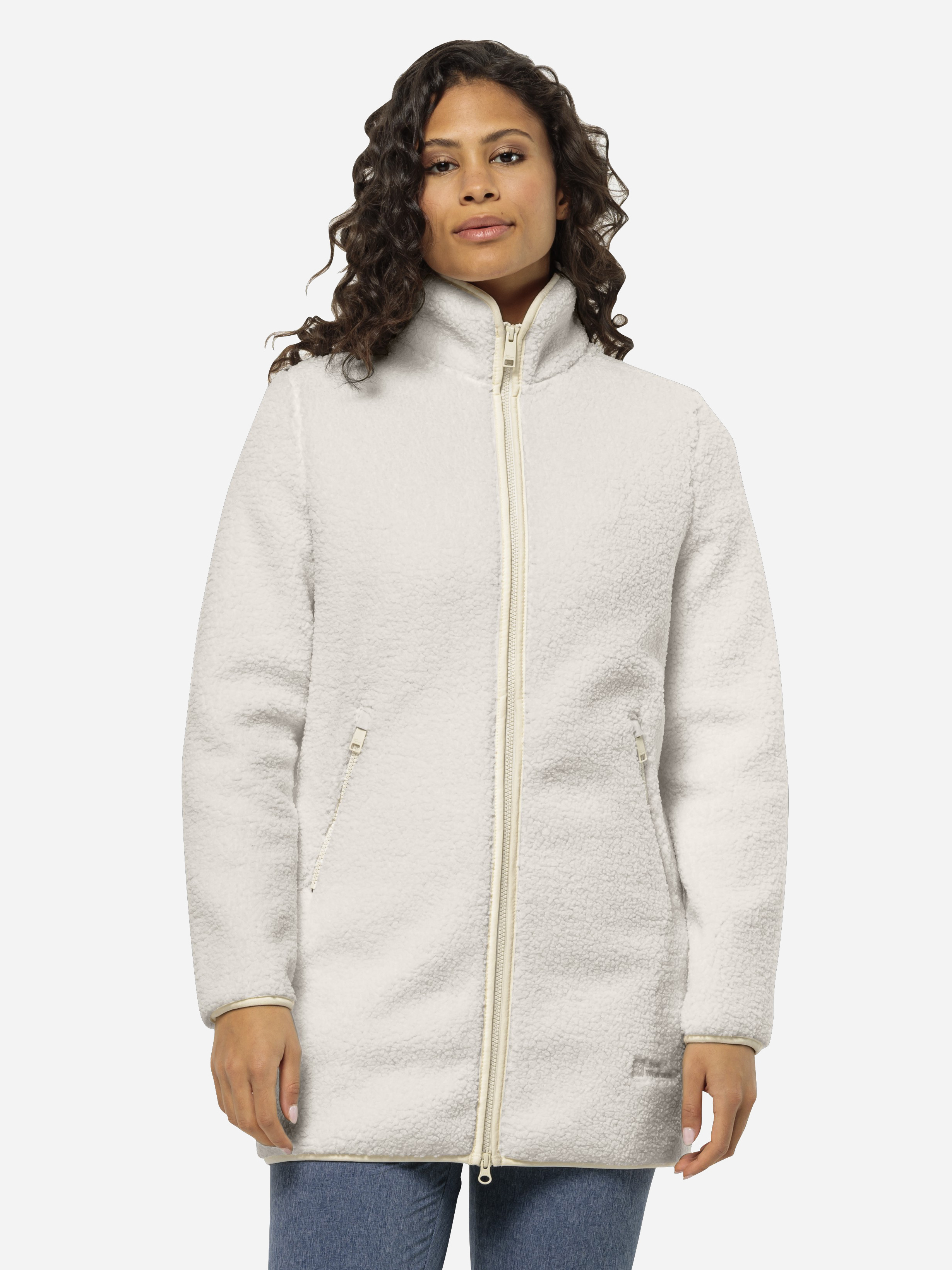 Акція на Куртка демісезонна жіноча Jack Wolfskin High Curl Coat W 1708722-5127 XS Біла від Rozetka