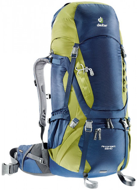

Рюкзак Deuter Aircontact, 55 + 10 л, midnight-moss