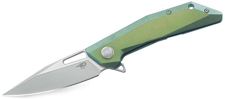 

Нож складной Bestech Knife Shrapnel Green/Gold (BT1802B)
