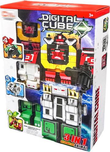 

Робот-трансформер Chaobao Digital Cube 3 в 1 с цифрами (BX204) (6910010112041)