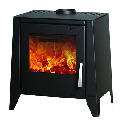 

Печь камин стальная INVICTA Aures черная