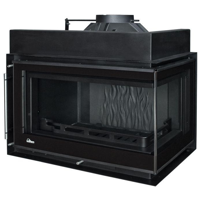 

Каминная топка UNIFLAM 850 Prestige PBS гнутое правое боковое стекло