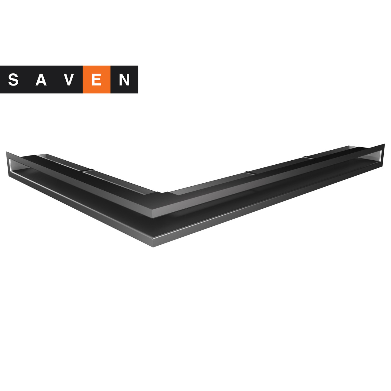 

Вентиляционная решетка для камина угловая правая SAVEN Loft Angle 60х800х600 графитовая