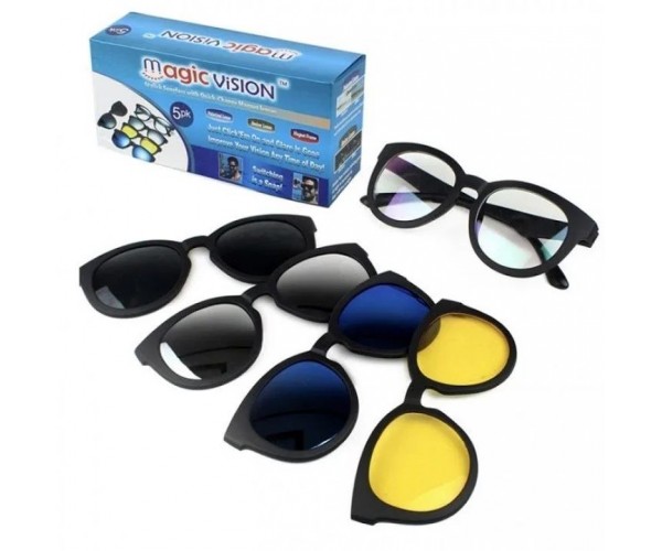 

Очки солнцезащитные антибликовые Magic Vision Original 5в1