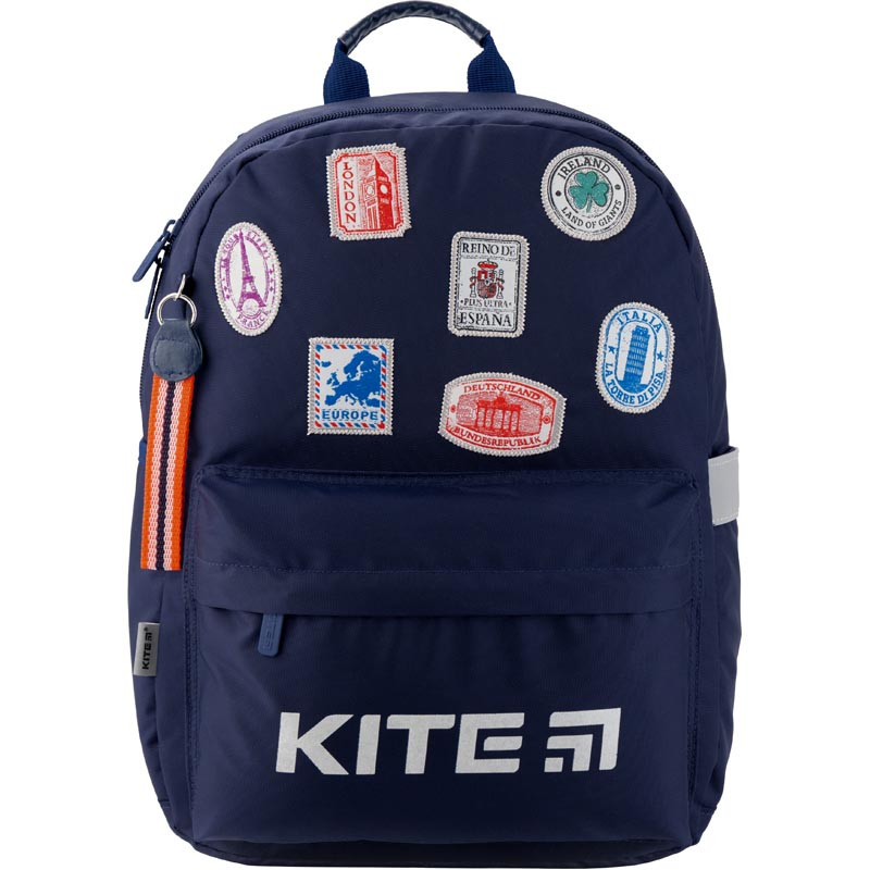 

Рюкзак школьний Kite Education Trips синий (K19-719M-3)