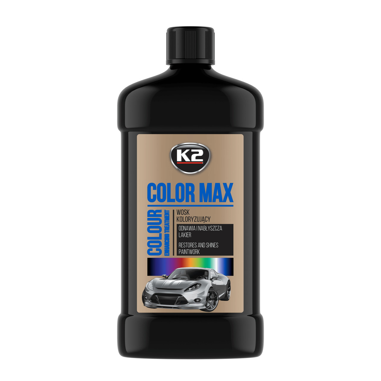 Полироль восковой черный K2 COLOR MAX 500ML (K025CA) – фото, отзывы,  характеристики в интернет-магазине ROZETKA от продавца: AutoSM | Купить в  Украине: Киеве, Харькове, Днепре, Одессе, Запорожье, Львове