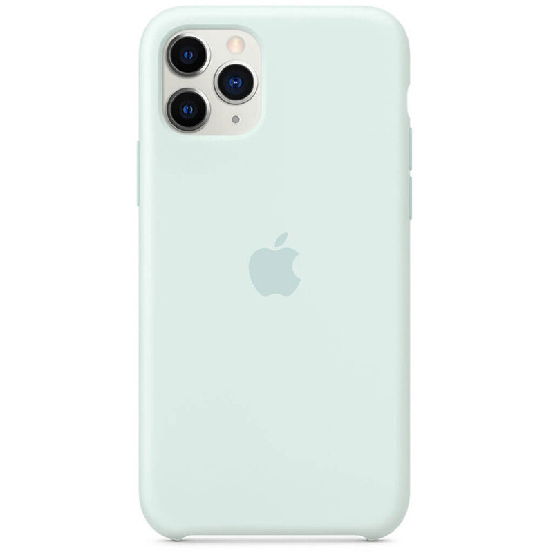 

Чехол Silicone Case (AAA) для Apple iPhone 11 Pro (5.8") Серо-голубой/Seafoam
