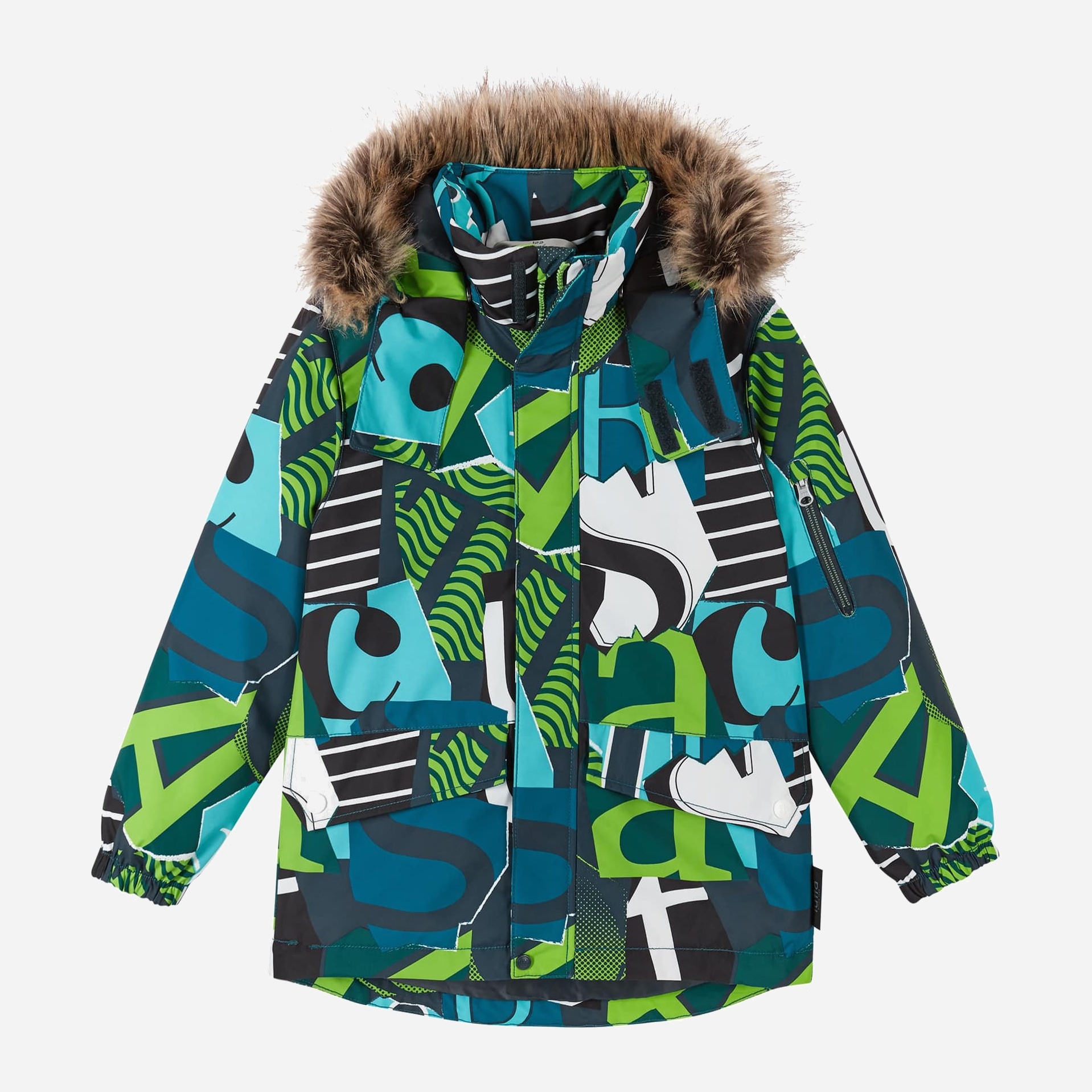 Акция на Дитяча зимова термо куртка для хлопчика Tutta by Reima Severi 6100011A-8411 128 см от Rozetka