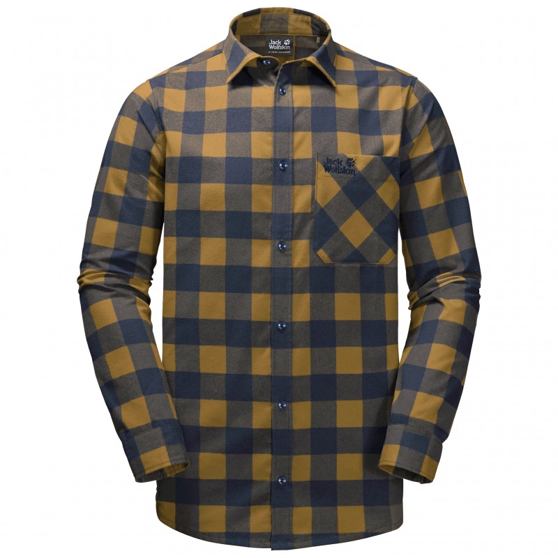 

Рубашка с длинным рукавом RED RIVER SHIRT Jack Wolfskin 1402551-7897 L Желтый