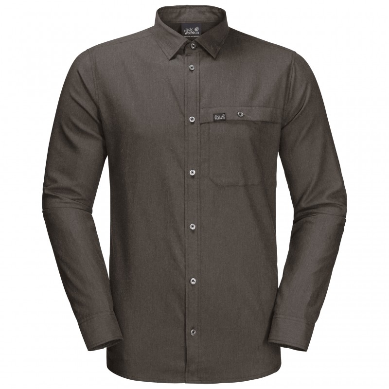 

Рубашка с длинным рукавом NAKA RIVER SHIRT M Jack Wolfskin 1403051-5087 XXL Коричневый