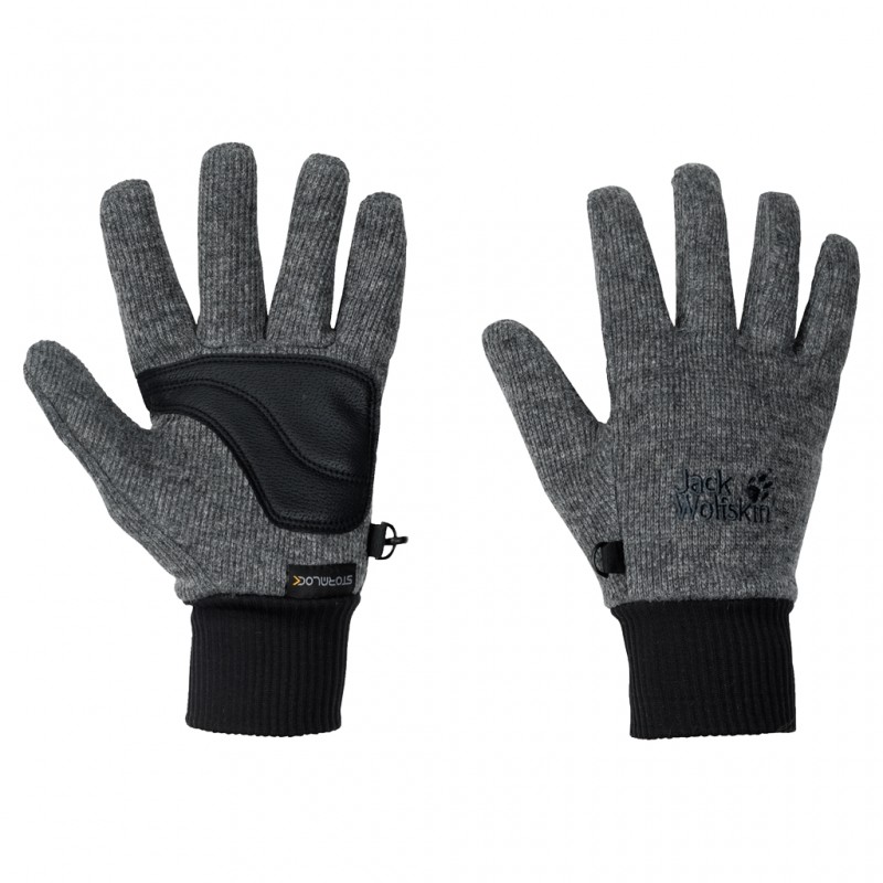 

Перчатки STORMLOCK KNIT GLOVE Jack Wolfskin 1900923-6350 XL Серый