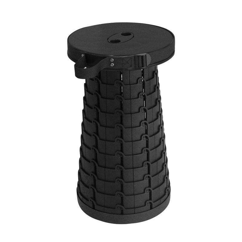 

Складной табурет пластиковый круглый Fexible Stool черный