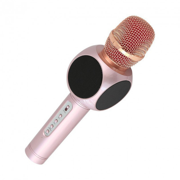 

Микрофон беспроводной караоке Bluetooth E103 Розовый