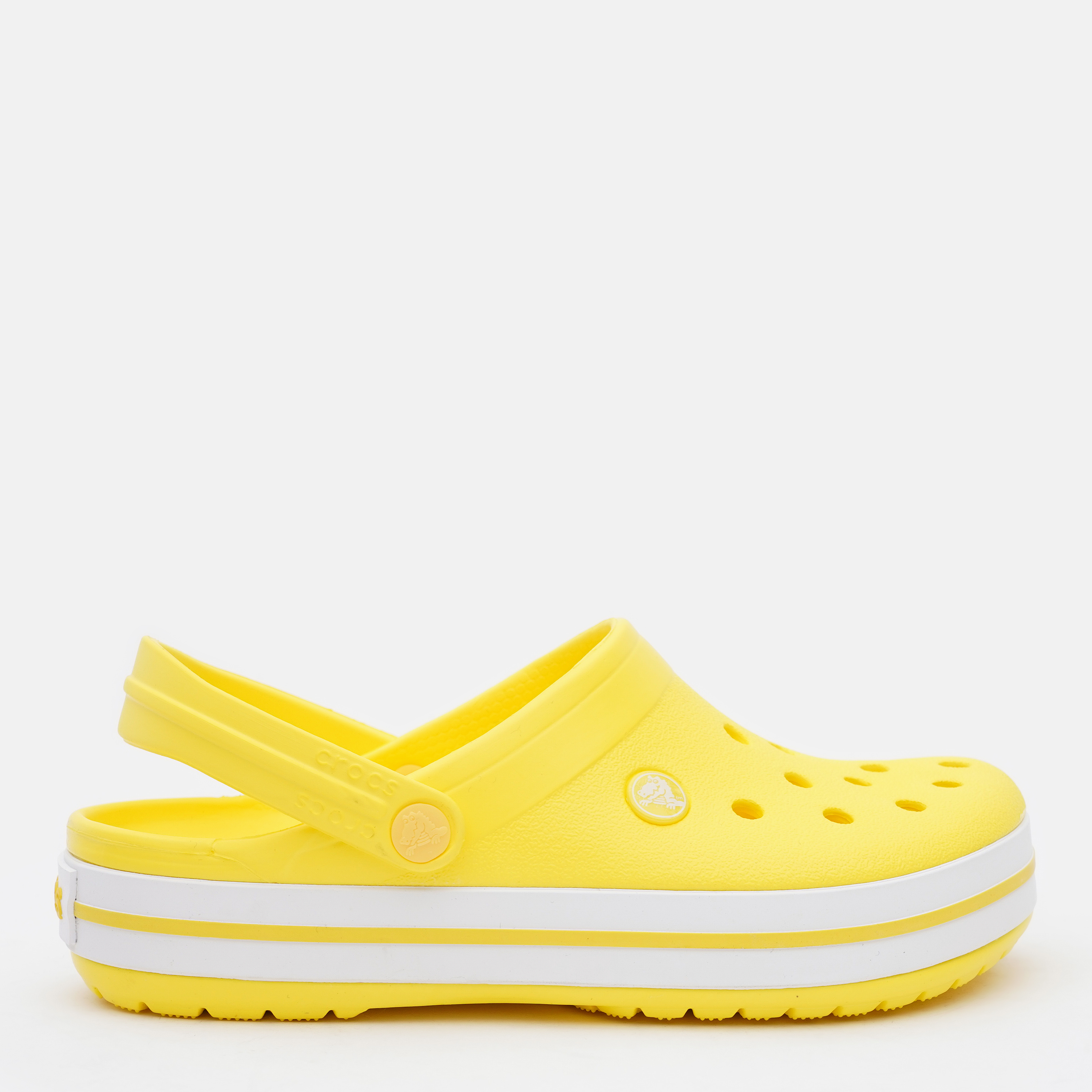 Акція на Жіночі крокси Crocs Crocband Clog 11016-7B0 36-37 (M4/W6) 22 см Lemon/White від Rozetka