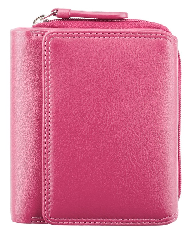 

Розовый женский кошелек Visconti HT30 FCS Kew c RFID