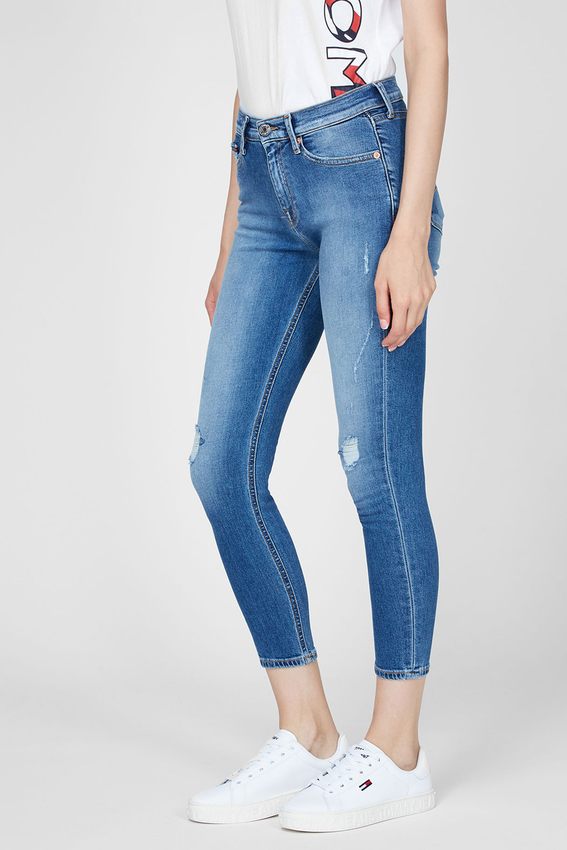 

Женские синие джинсы MID RISE SKINNY NORA 7/8 Tommy Hilfiger 26-32 DW0DW05993