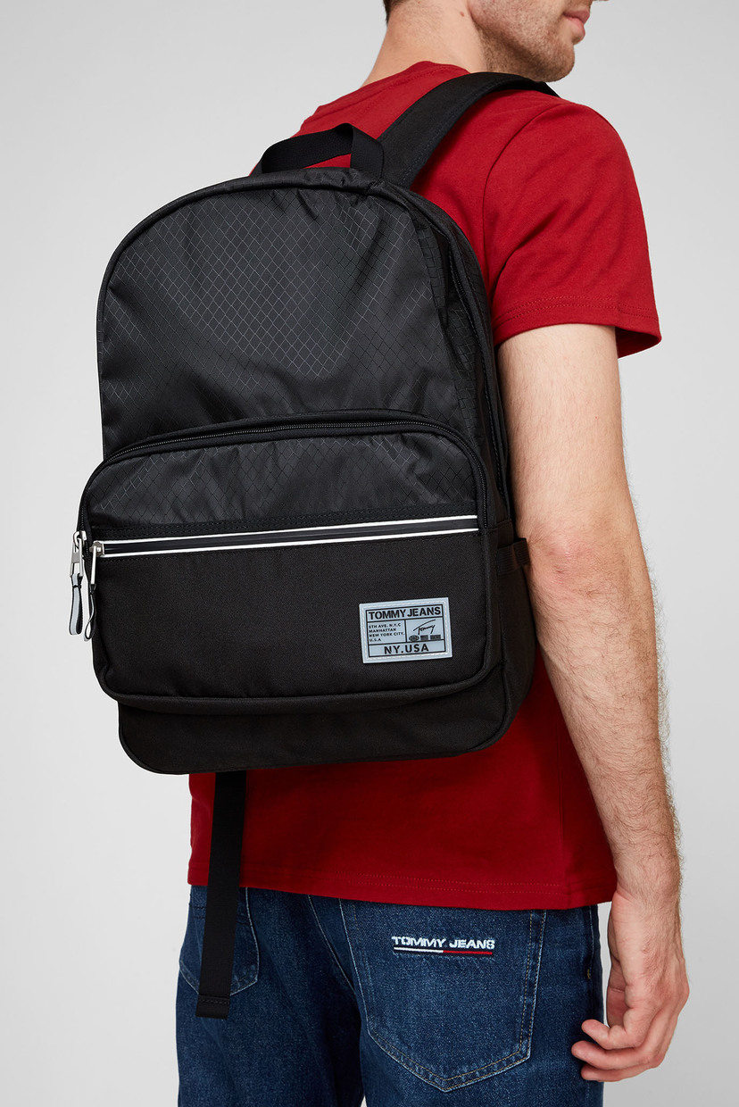 

Мужской черный рюкзак TJM COLLEGE Tommy Hilfiger OS AM0AM06202