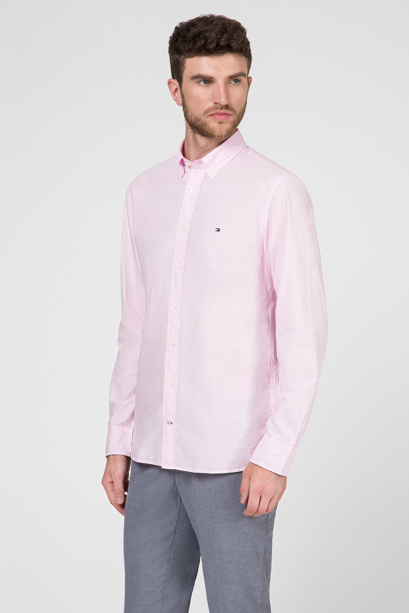 

Мужская розовая рубашка GARMENT DYED POPLIN Tommy Hilfiger XL MW0MW10100