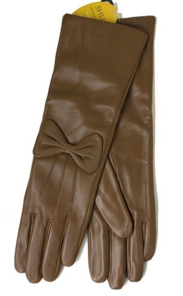 

Женские кожаные длинные сенсорные перчатки Shust Gloves 10w-0472s L