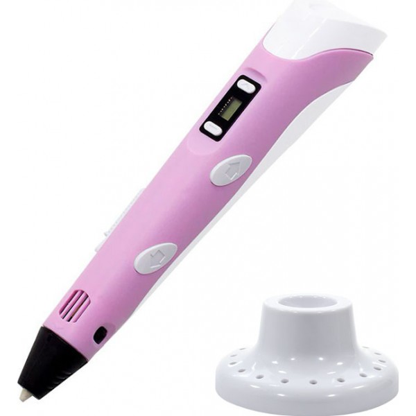 

3D-ручка Kaiyiyuan V2 Pink с пластиком в комплекте (FKT-4985-14743)