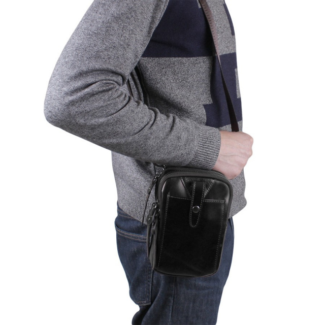 

Мужская кожаная сумка Luxury Leather Accessories,82714.1