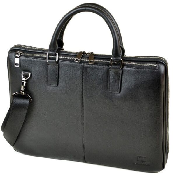 

Мужской кожаный портфель BRETTON BE 1599-1 black